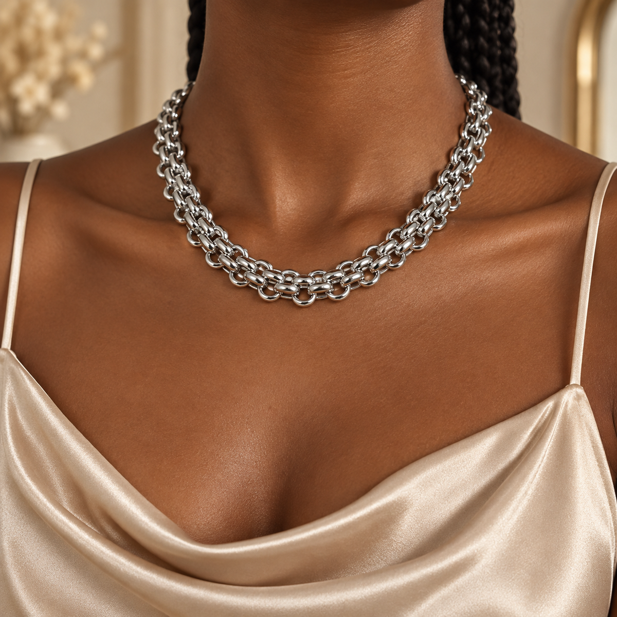Interlocking Link Necklace