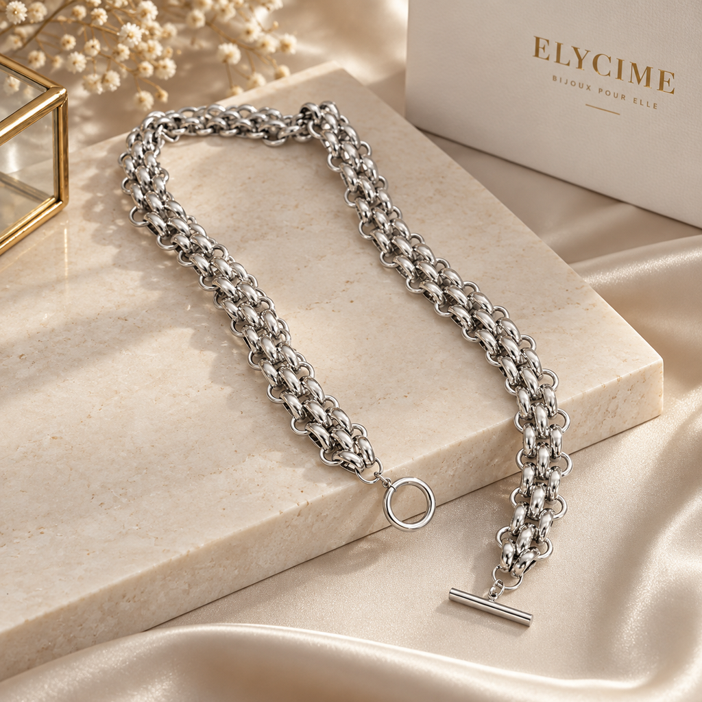 Interlocking Link Necklace
