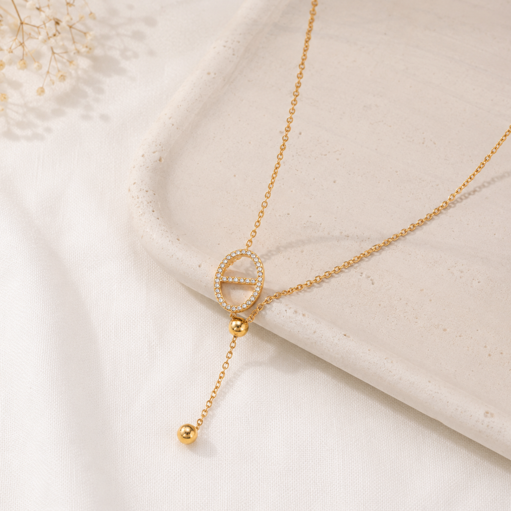 Collier Éclipse Dorée
