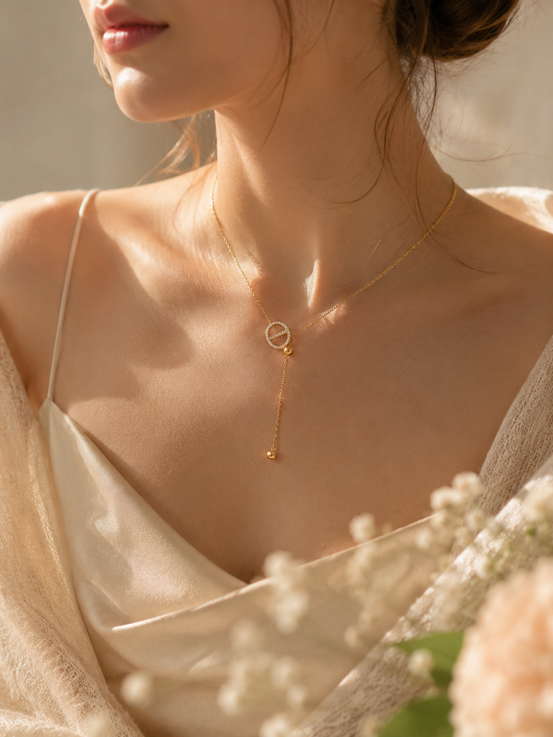 Collier Éclipse Dorée