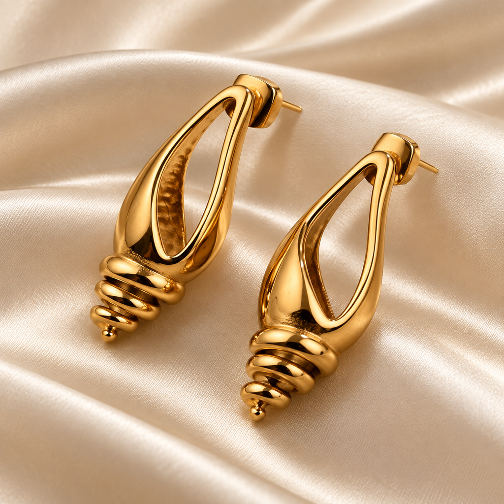 Boucles d’oreilles Volute