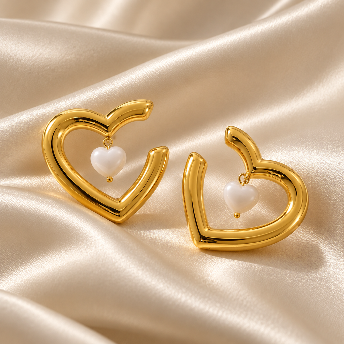 Vœu / Stainless steel earrings