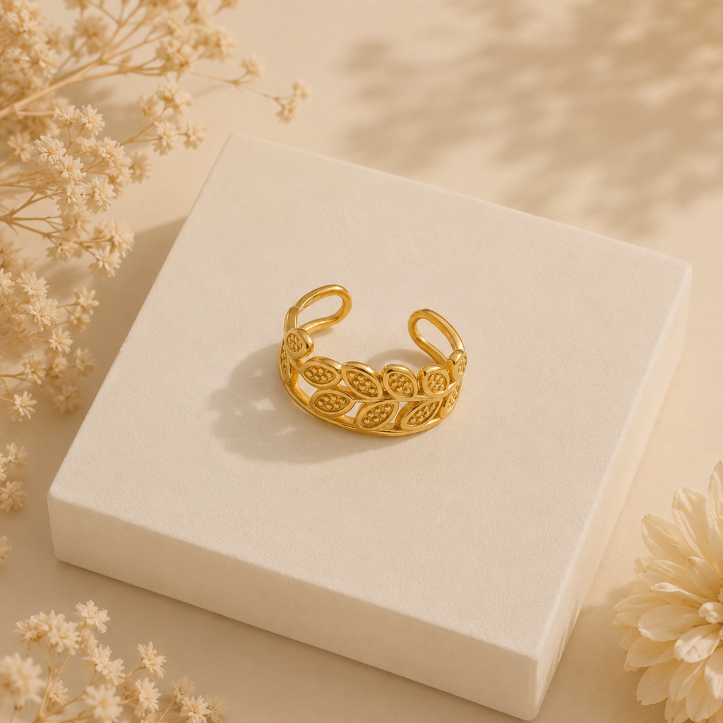 Bague Feuille d'Or