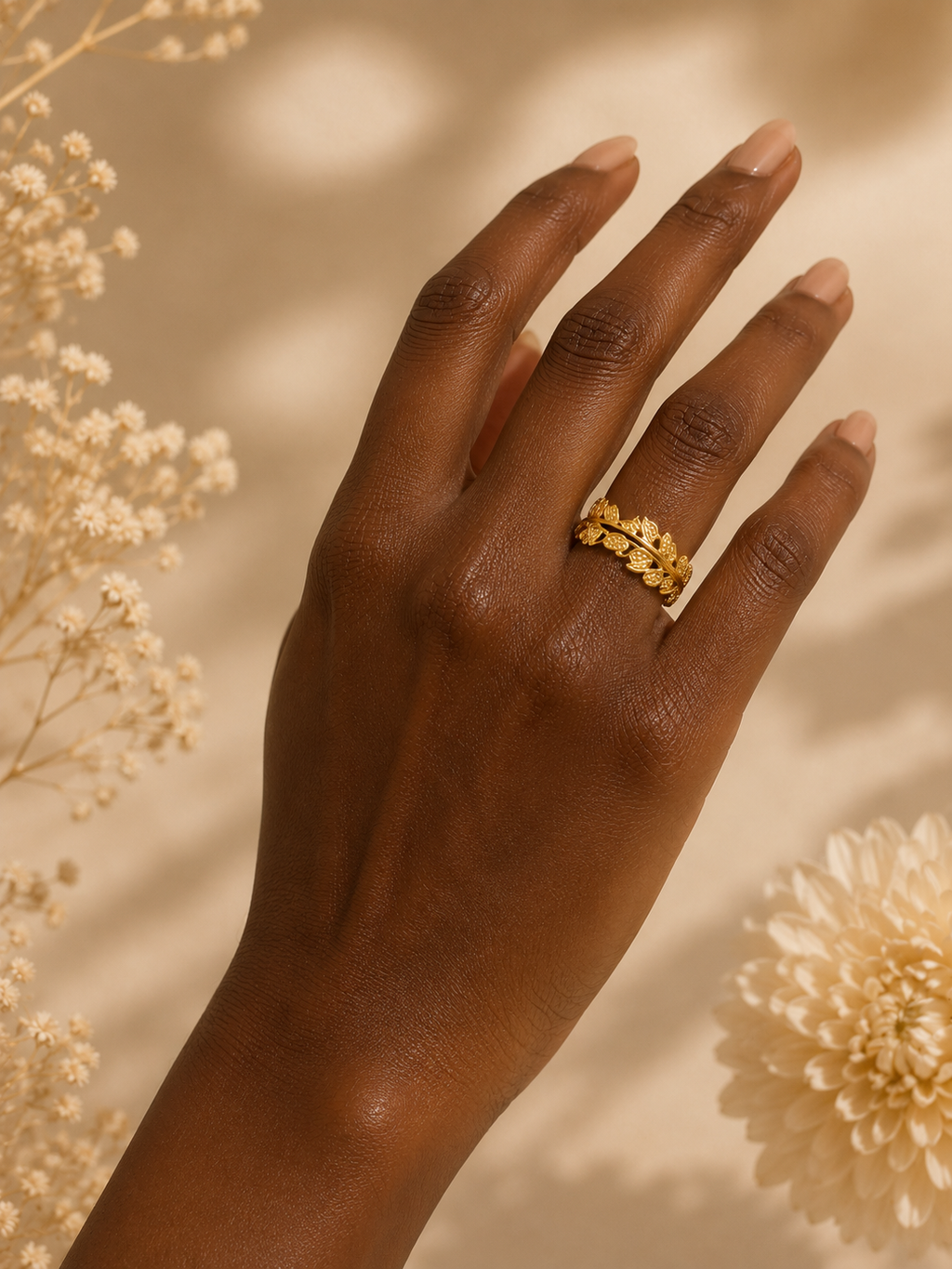 Bague Feuille d'Or