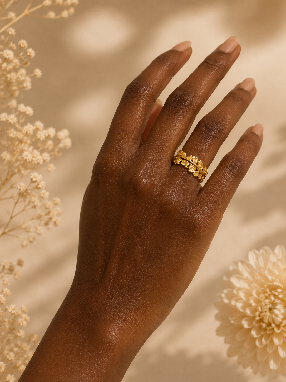 Bague Feuille d'Or