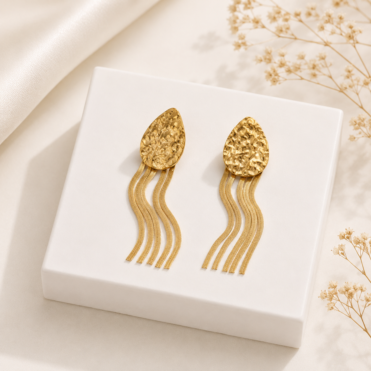 Boucles d'oreilles Sillage Doré