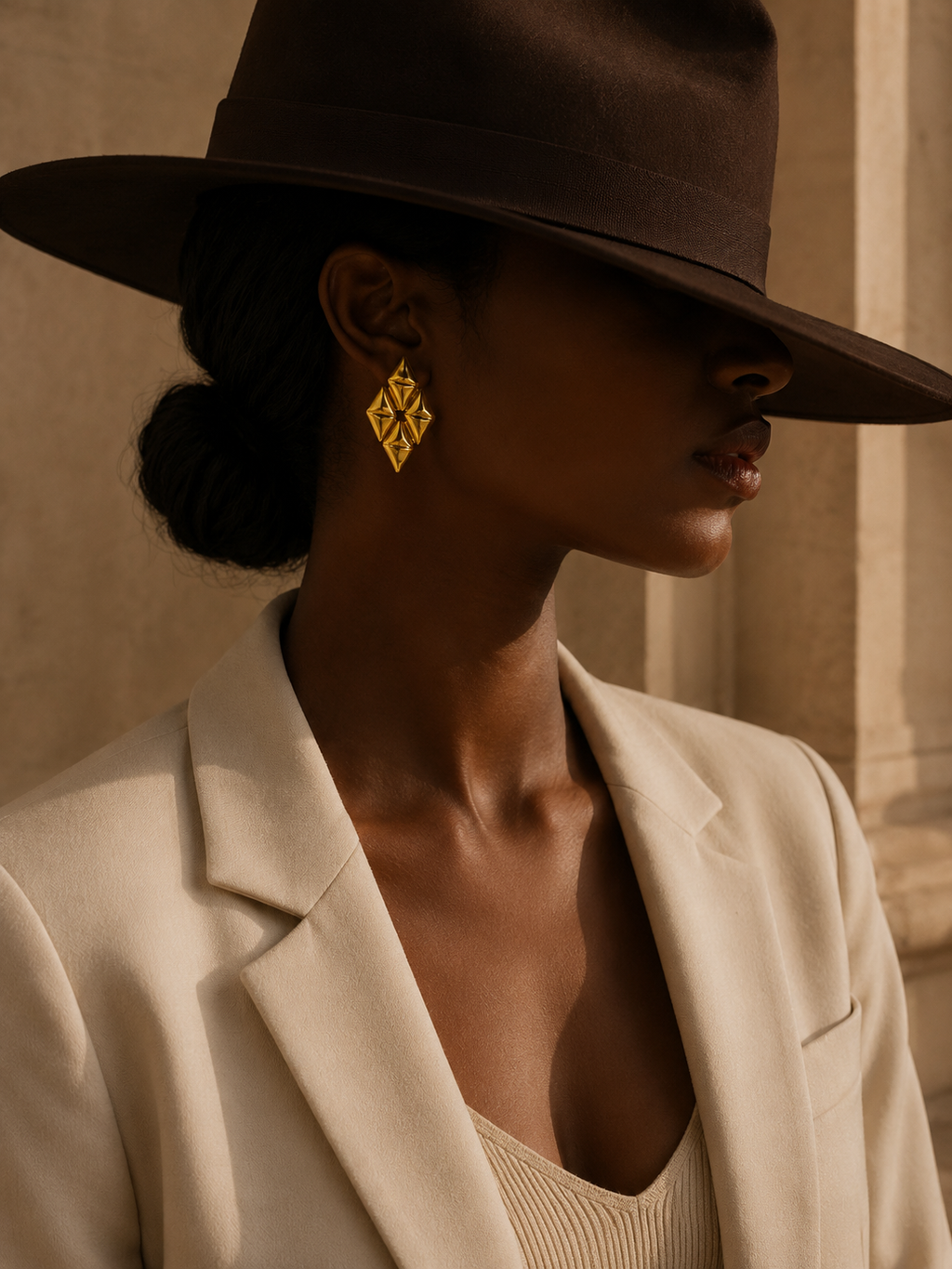 Boucles d'oreilles Éclat Géométrique