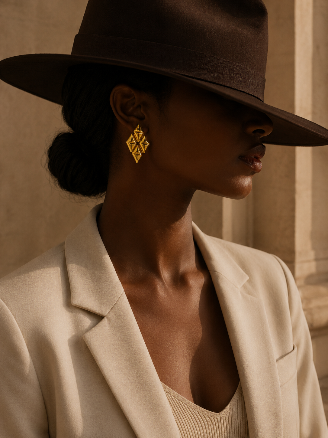 Boucles d'oreilles Éclat Géométrique