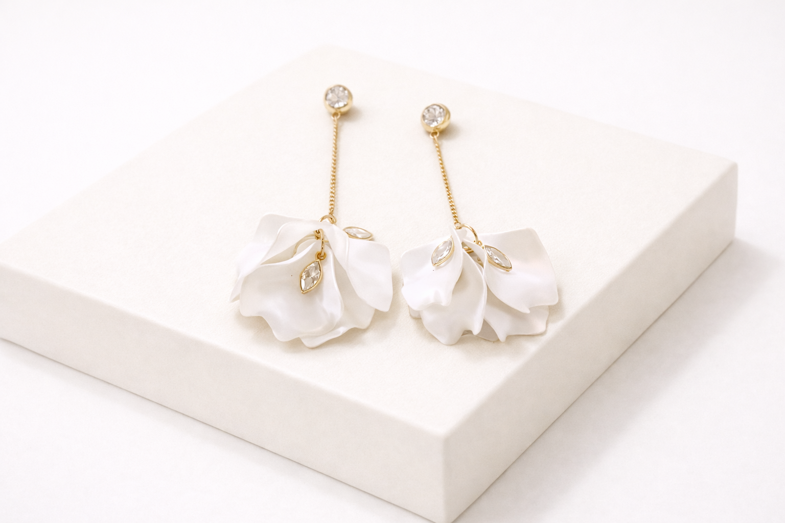 Boucles  d'oreilles Fleur  – design floral aérien