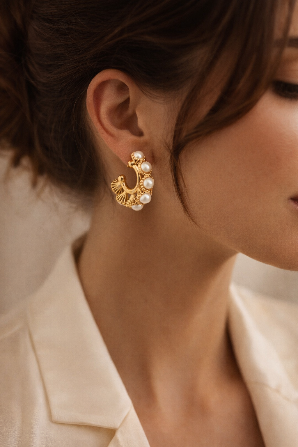 Boucles d'oreilles Perla Royale