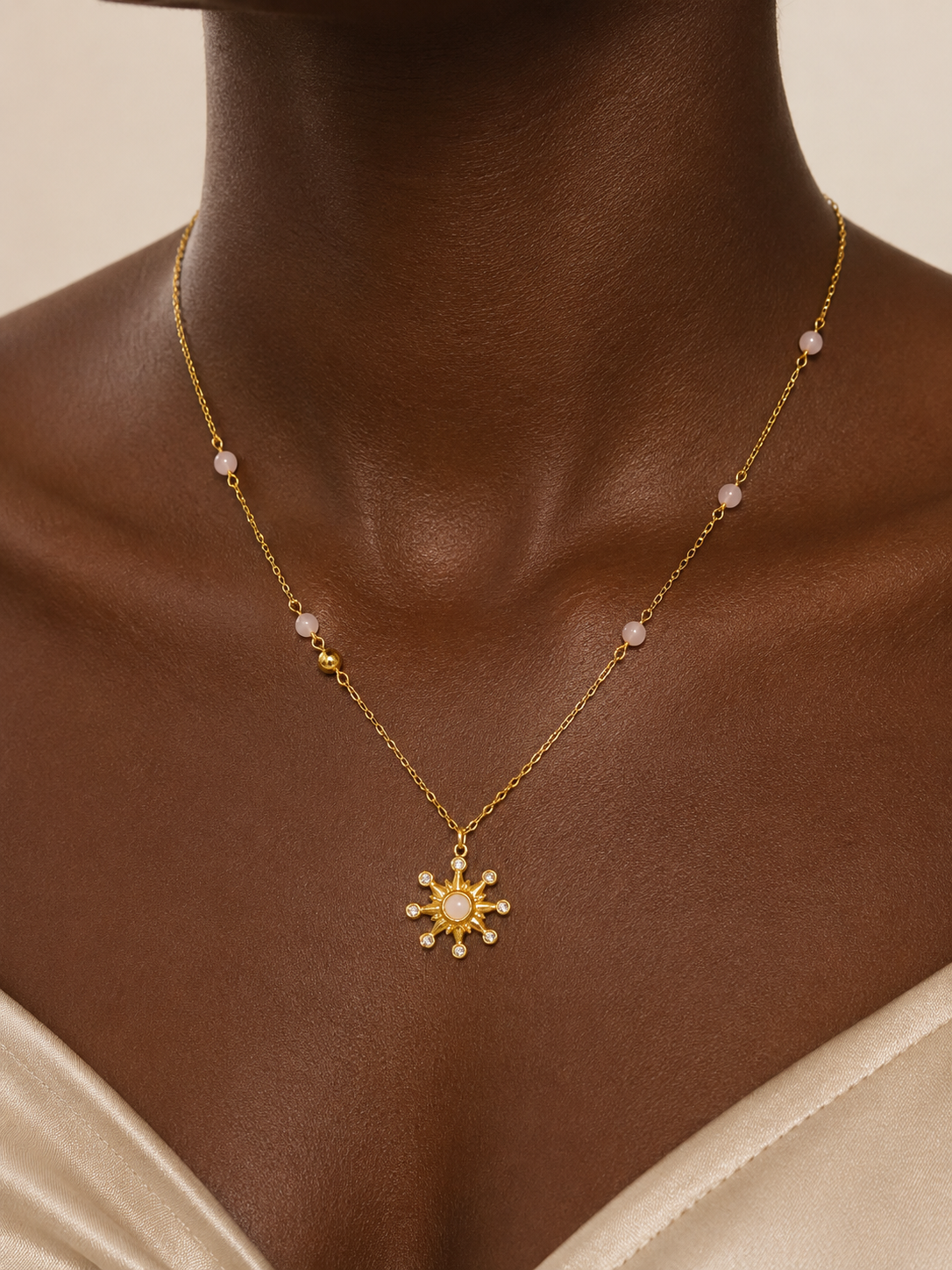 Collier Perlé