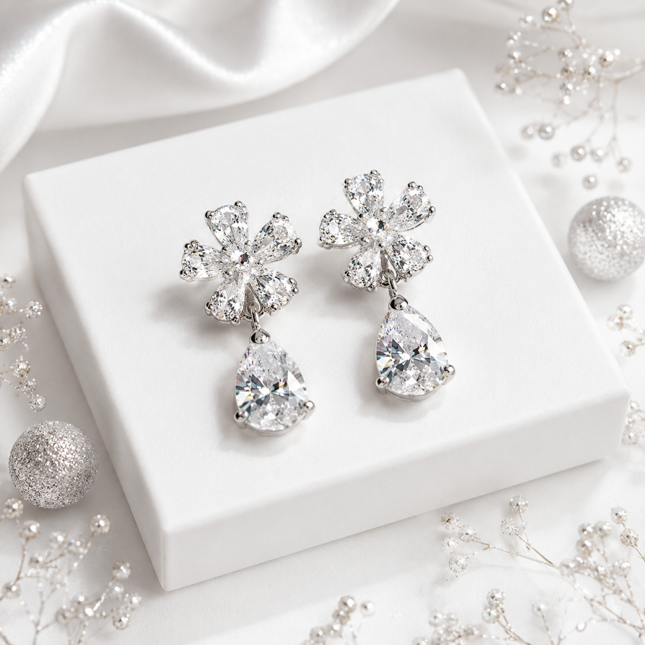 Boucle d'oreilles Éclat Rosée