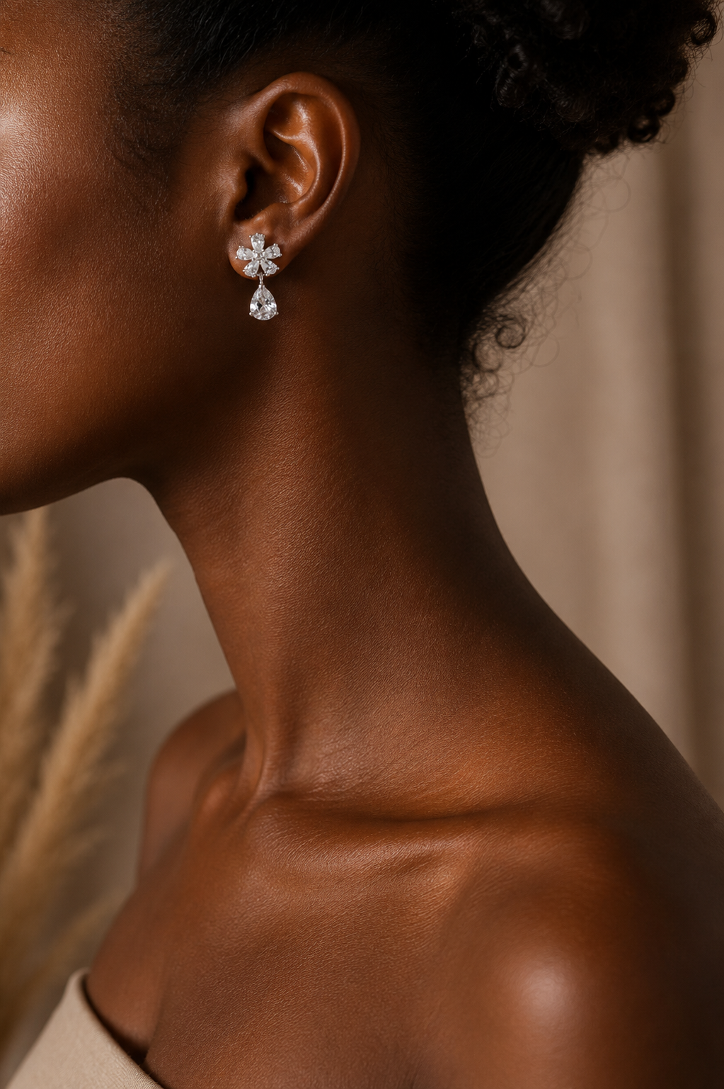 Boucle d'oreilles Éclat Rosée