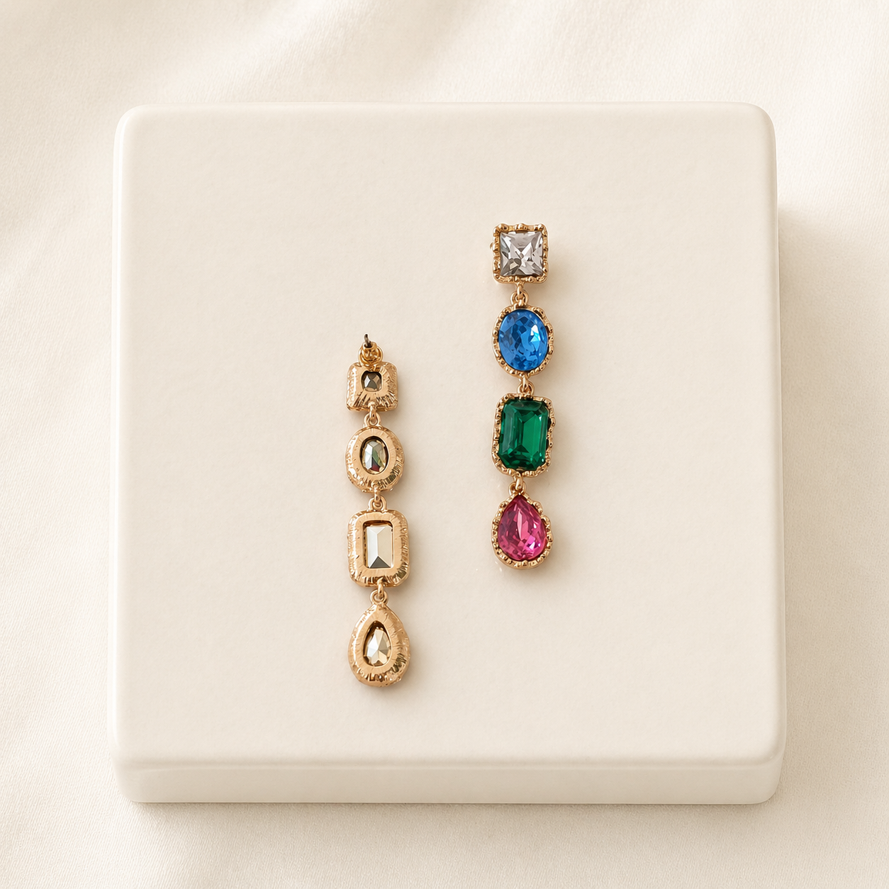 Boucles d’Oreilles Eclat multicolore