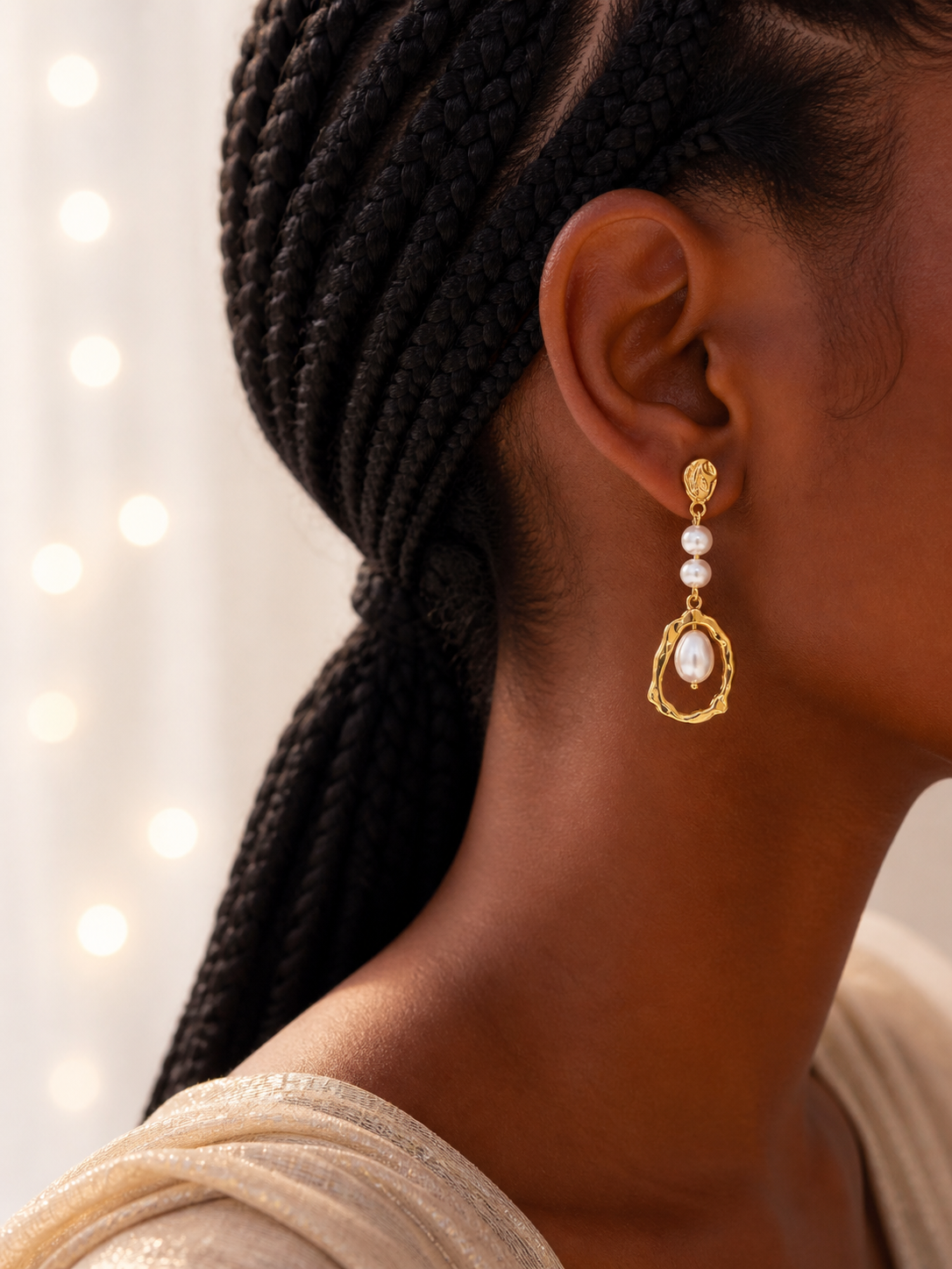 Boucles Éclat Perlé
