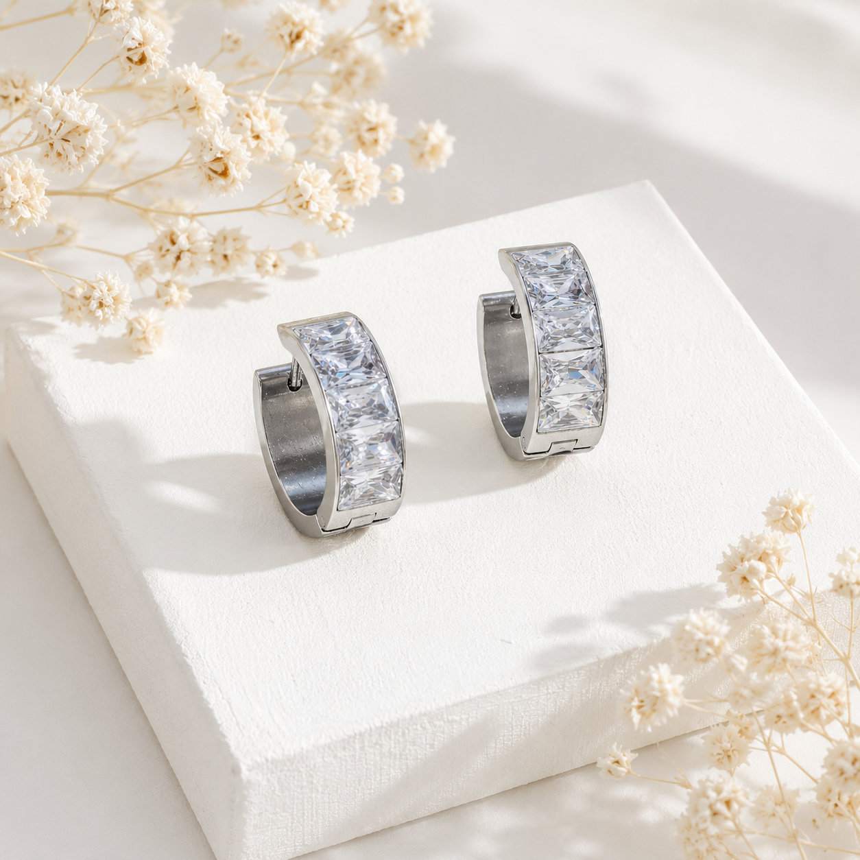 Boucles Créoles Éclat Argent