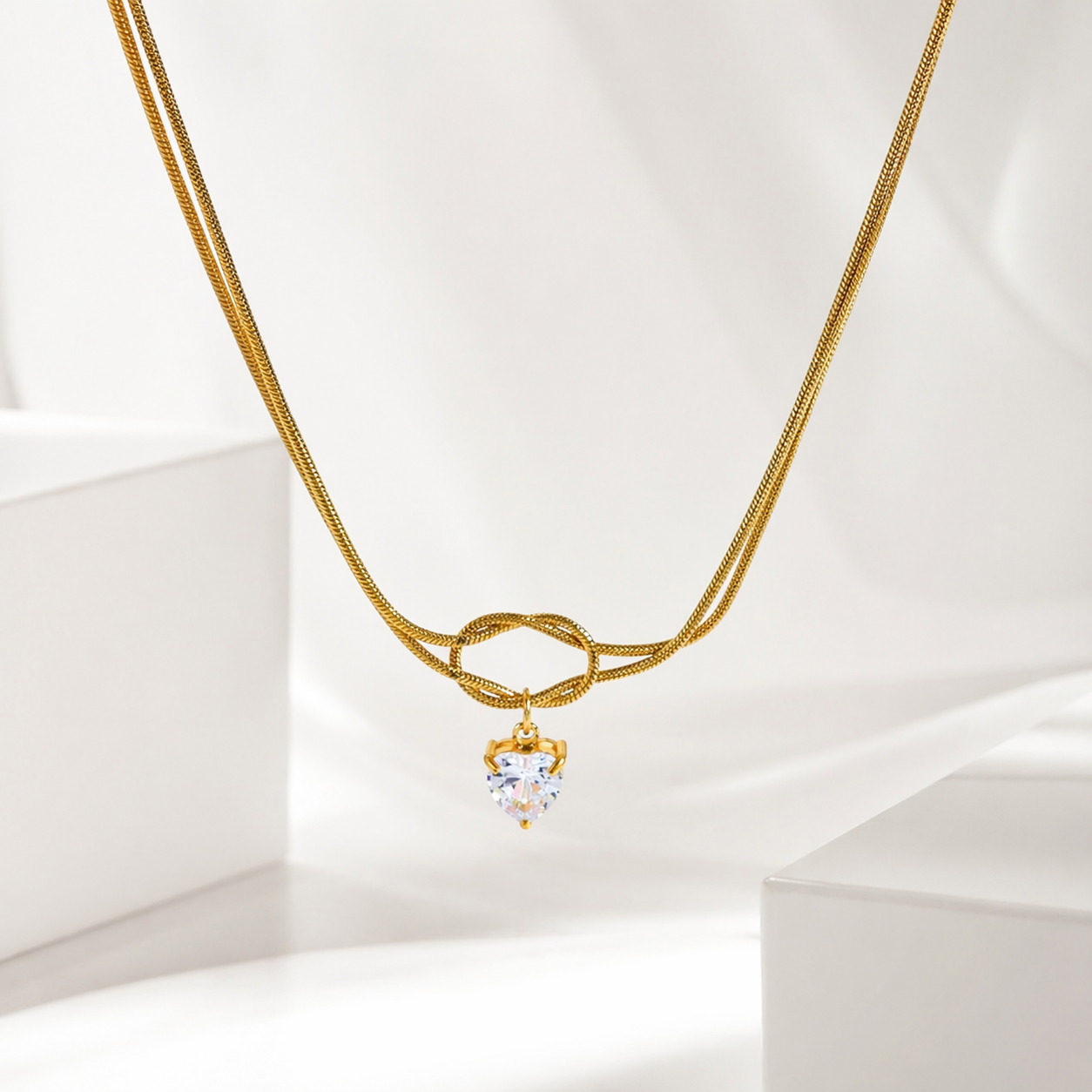 Collier Cœur Eclat