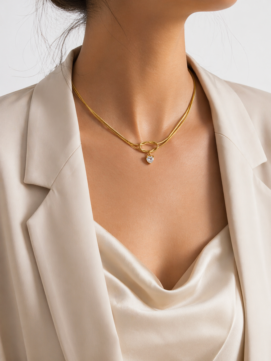 Collier Cœur Eclat