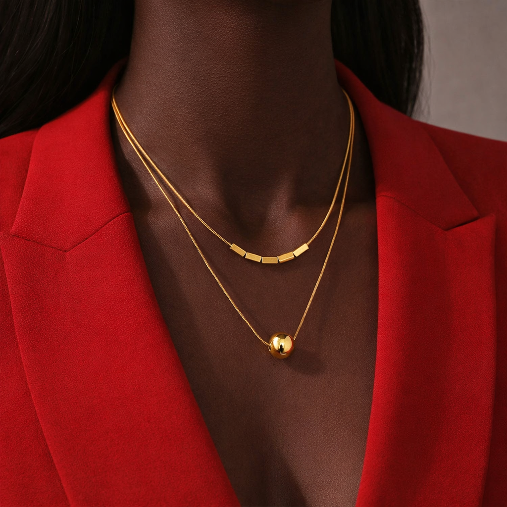 Collier Duo Doré