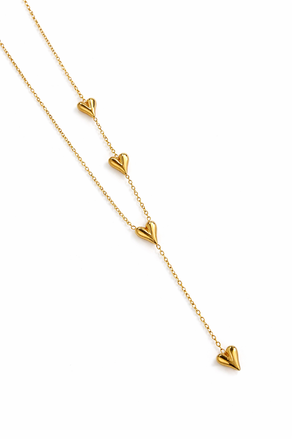 Collier Cœurs Dorés