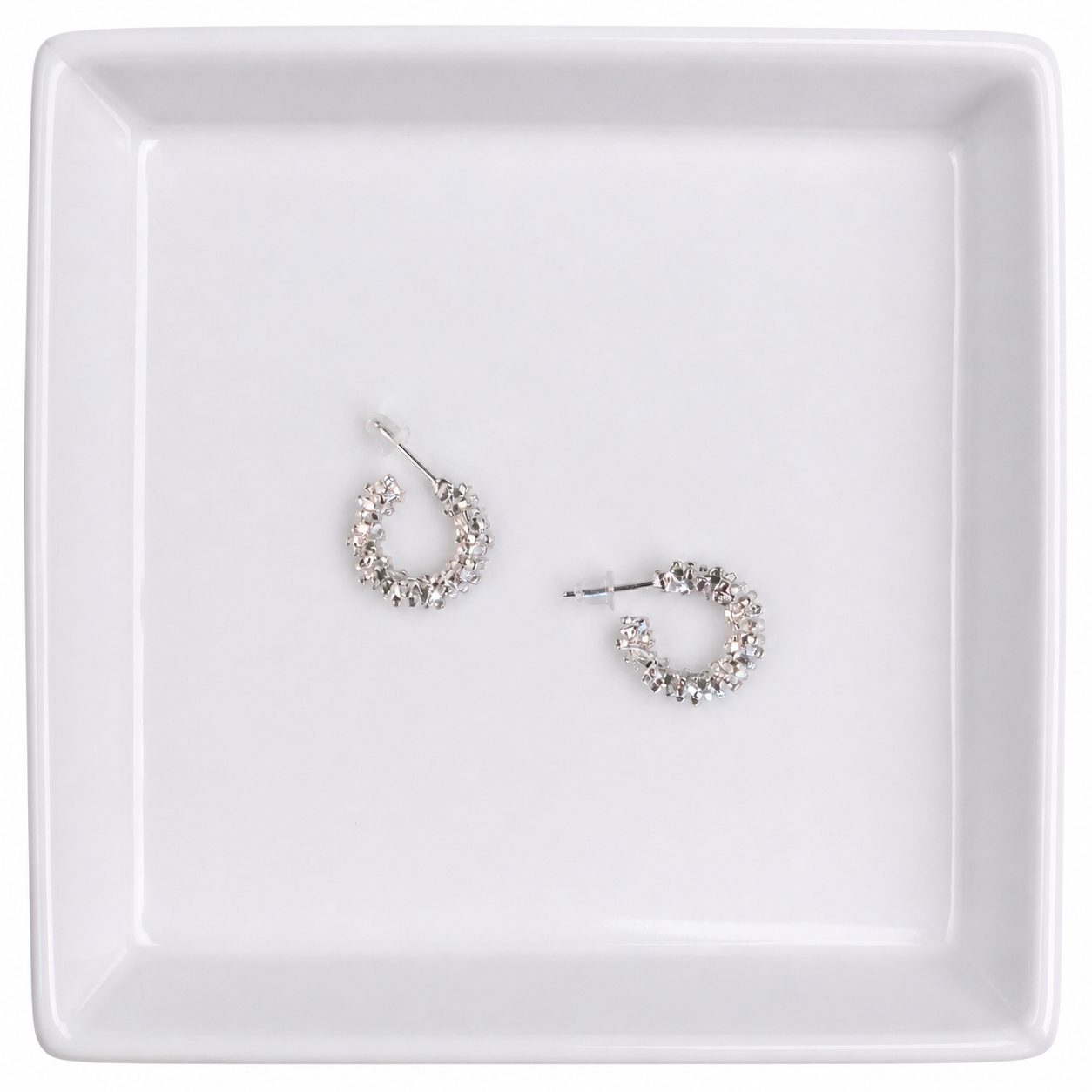 Boucles Halo Éclat – créoles scintillantes
