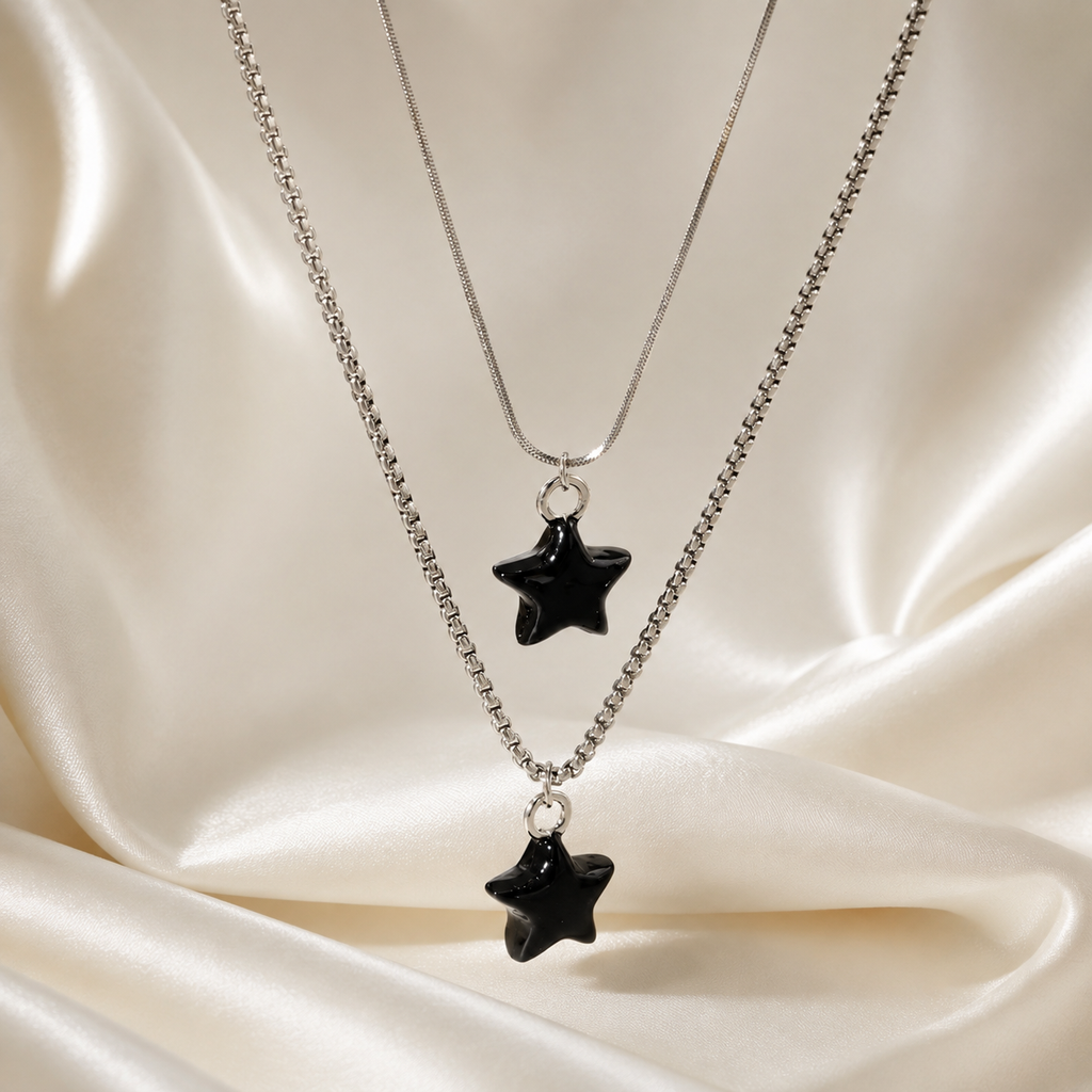 Collier Etoile Noire