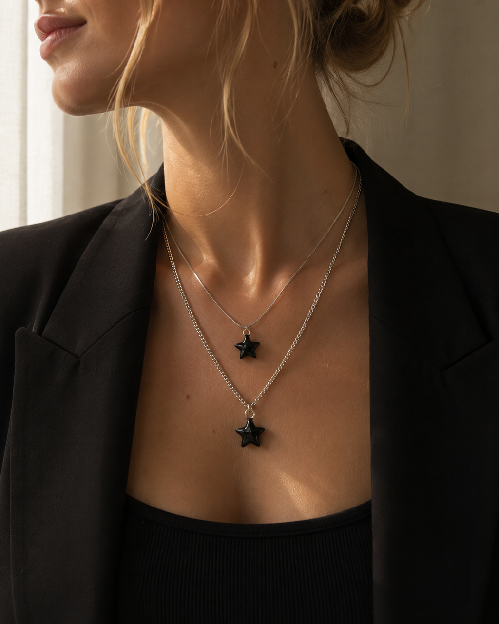 Collier Etoile Noire