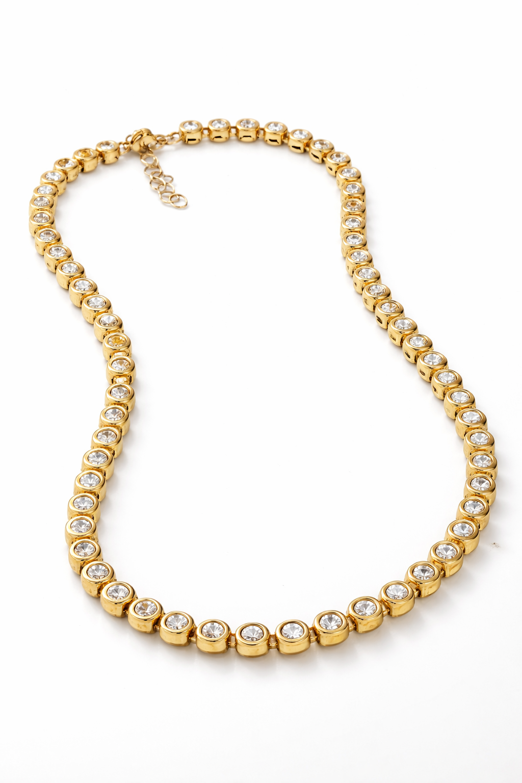 Collier Zircon Doré