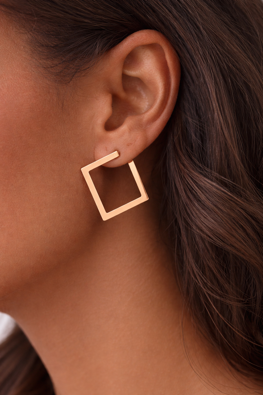 Boucles d’oreilles Carré d’Or
