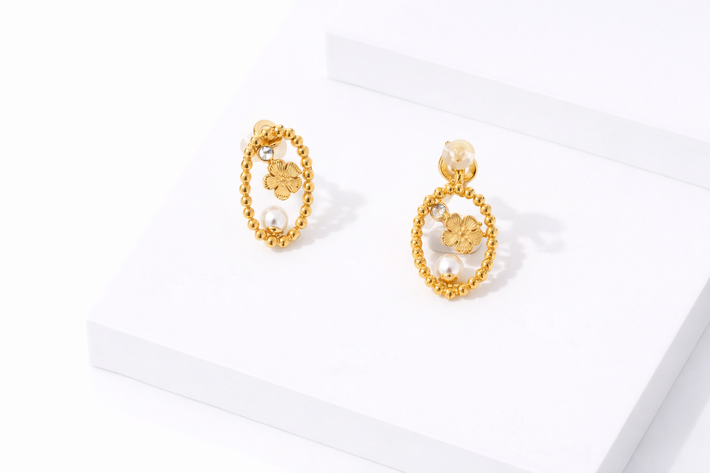 boucles d'oreilles Flora