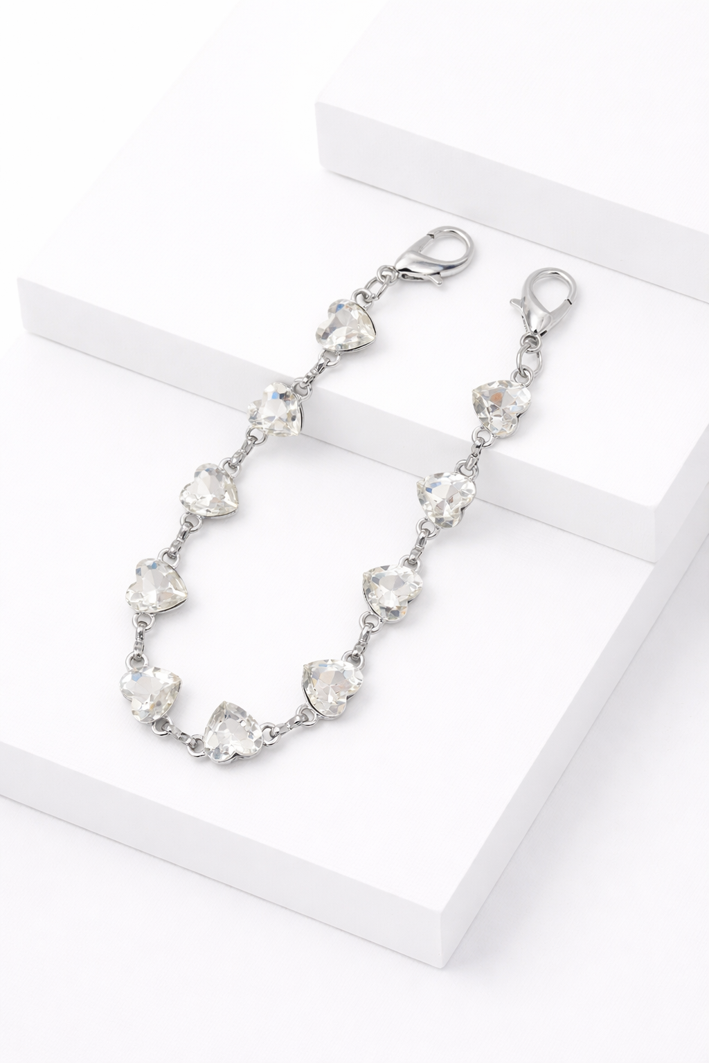 Chaîne de de Téléphone Diamanté cœur