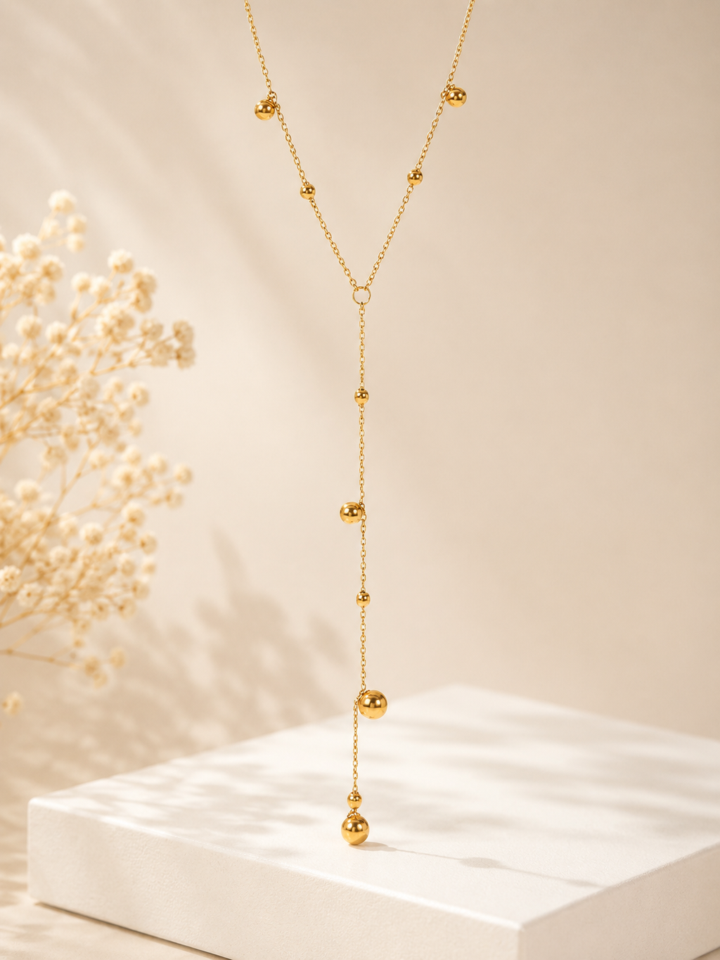 Collier Perles d'Or Élégance