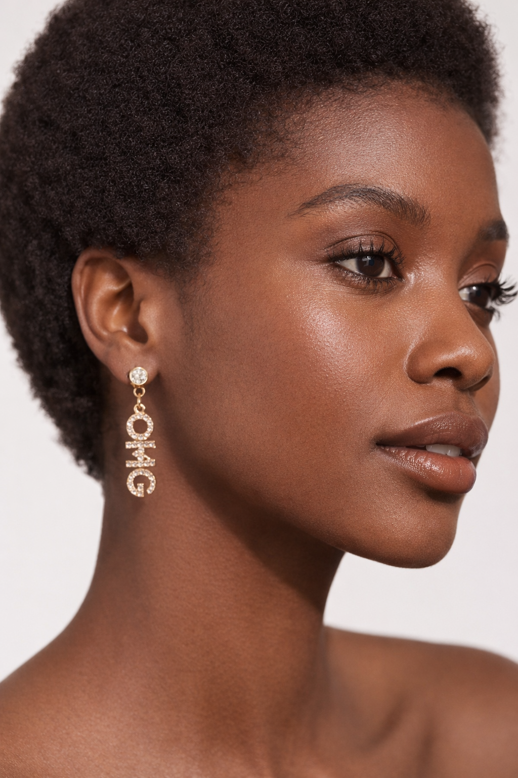 Boucles d’Oreilles OMG — Éclat Doré