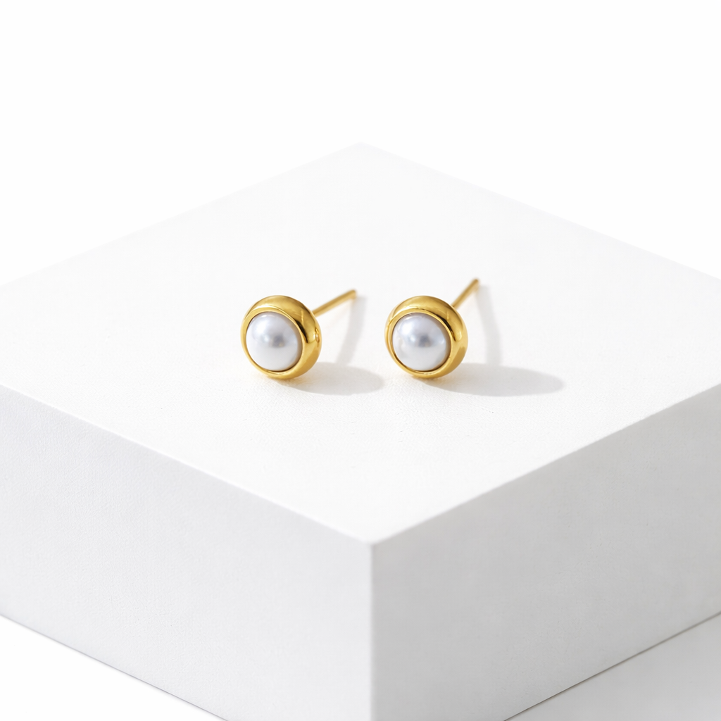 Boucles d'oreilles Perle Épure