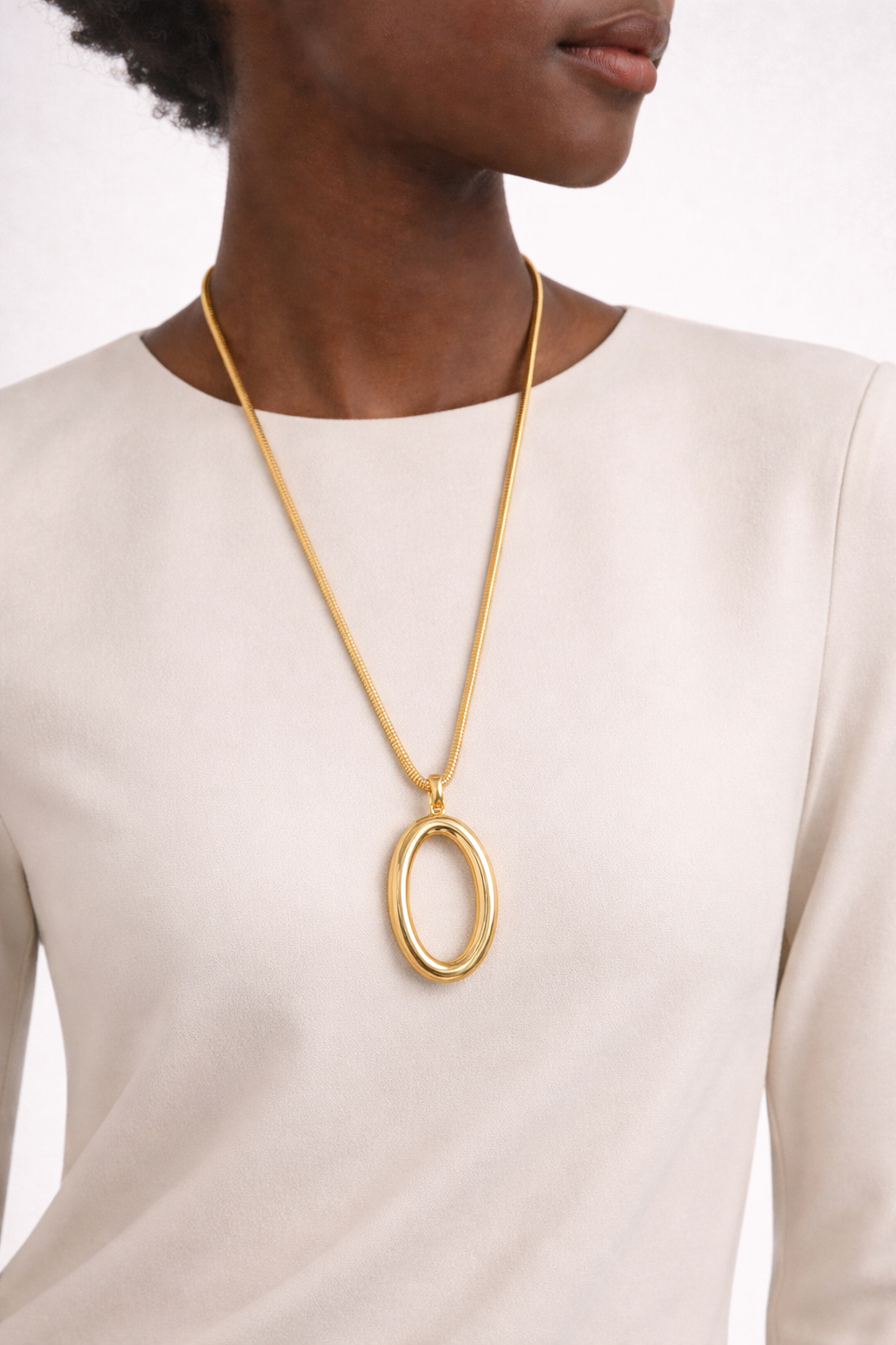 Collier “Ovale d’Infini” –  Symbolisme Sacré