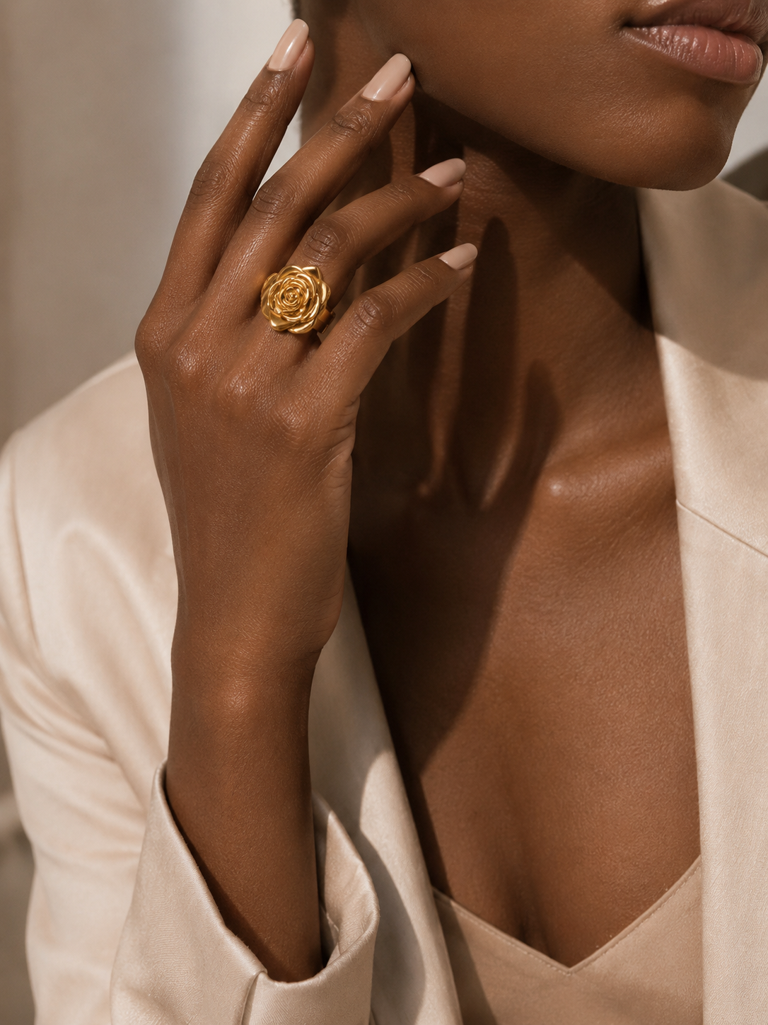 Bague Rose Éternelle