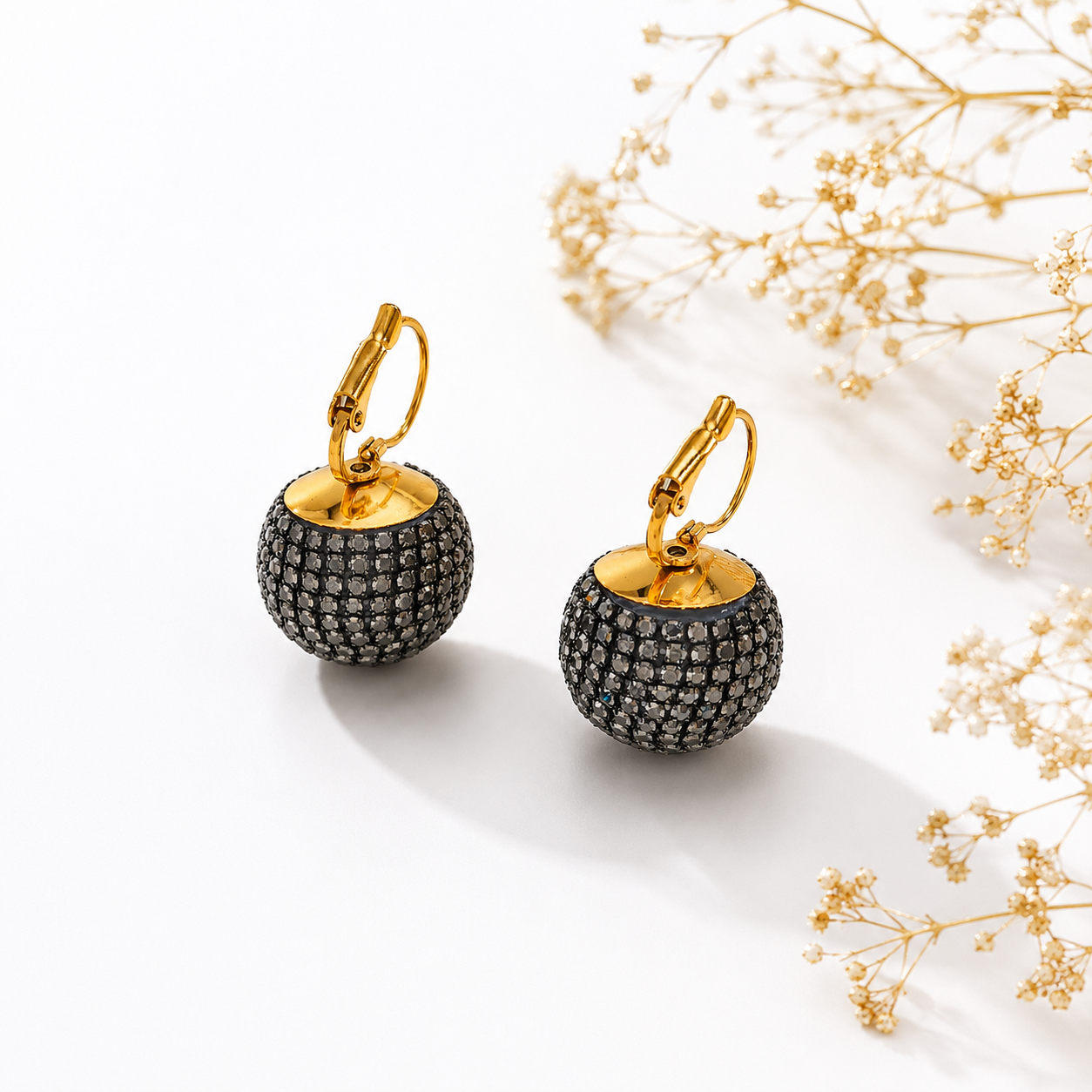 Boucles d'oreilles Sphère Nocturne