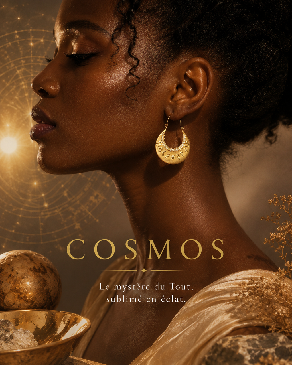 Boucles d'oreilles Cosmos