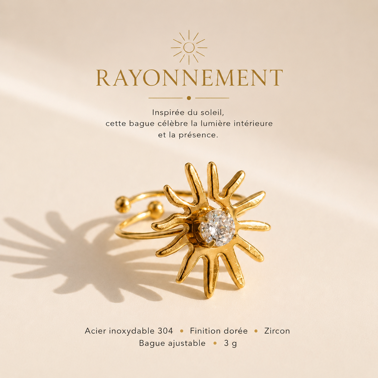 Bague Rayonnement