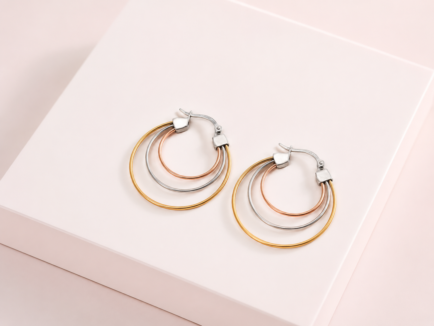 Boucles d'oreilles Harmonie Trio