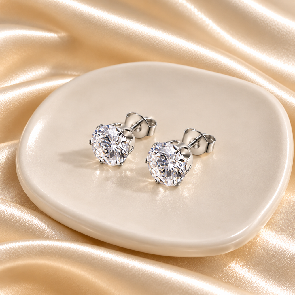 Boucles Puce Eclat Zircon
