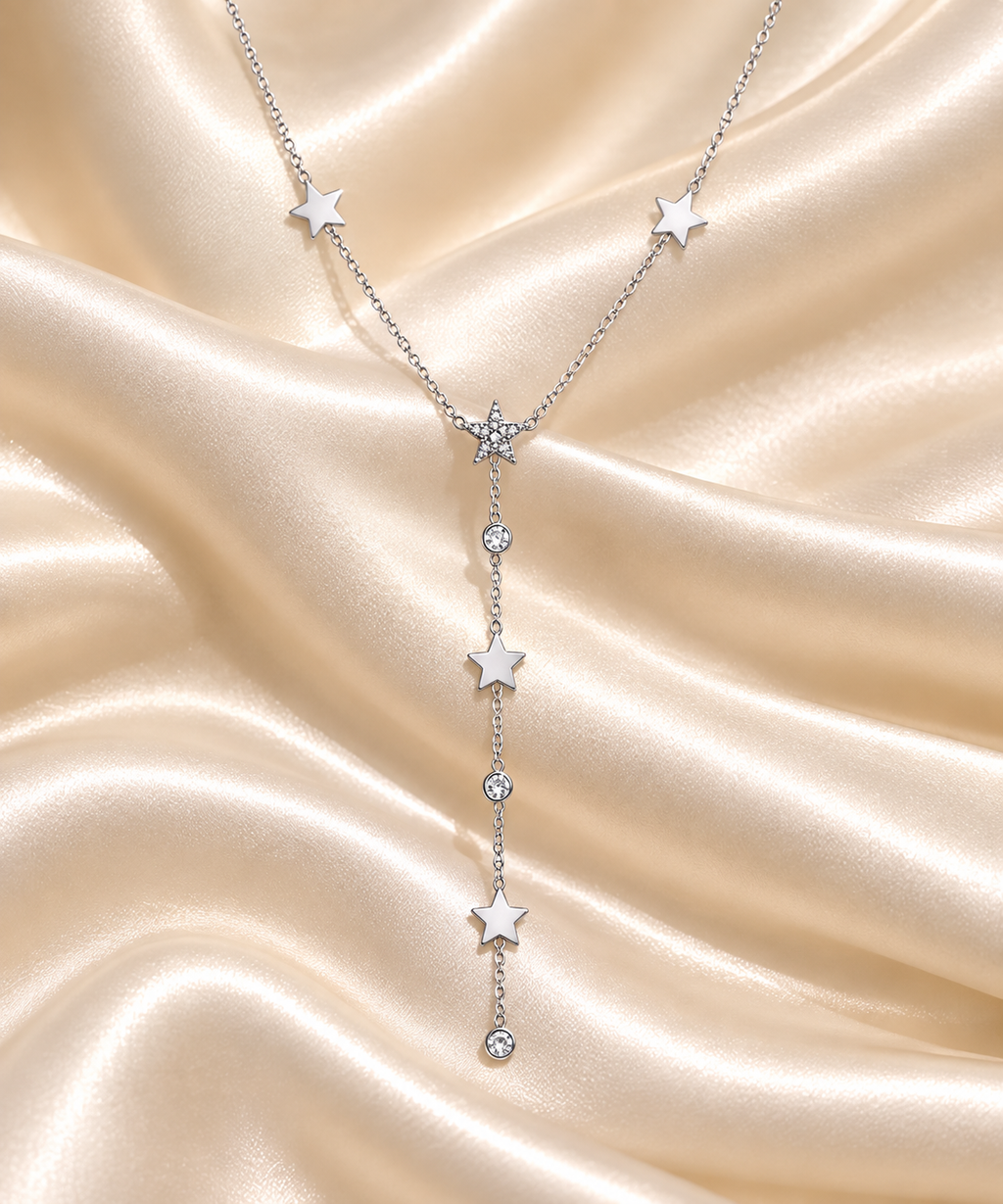 Constellation / Collier en acier inoxydable