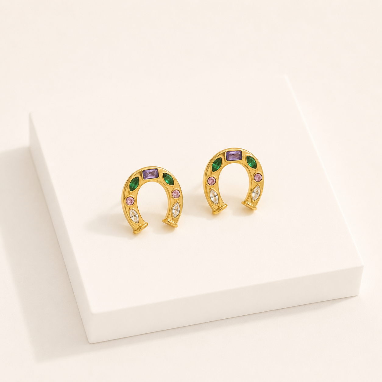 Boucles d'oreilles Aura porte-bonheur