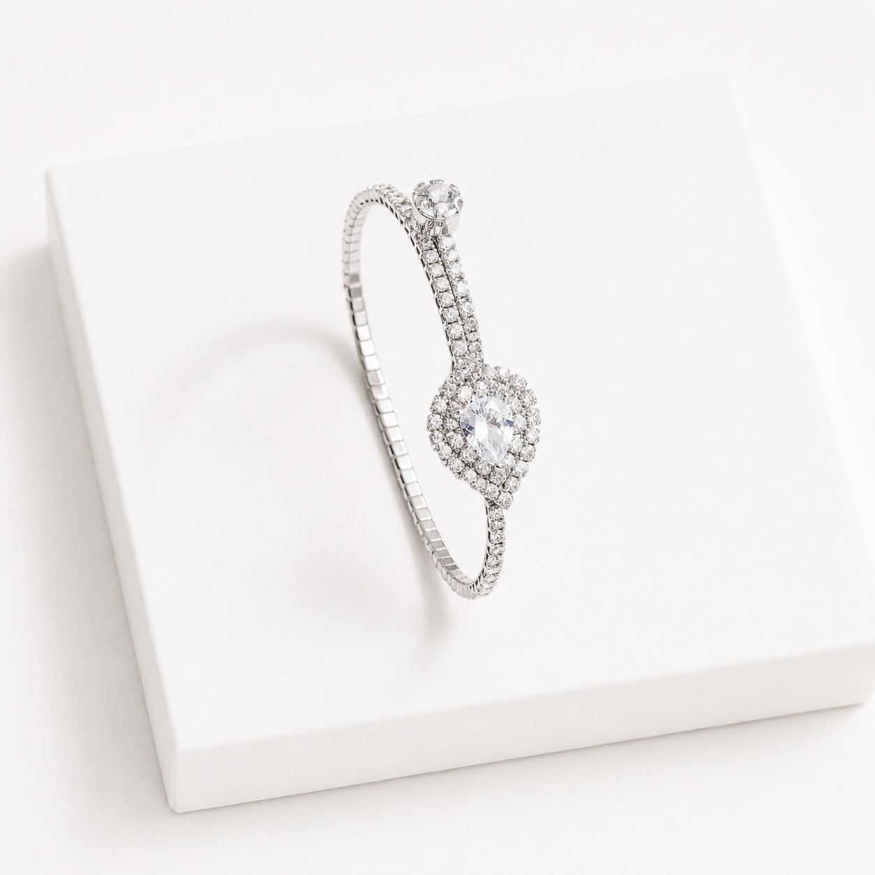 Bracelet Goutte Royale Argentée