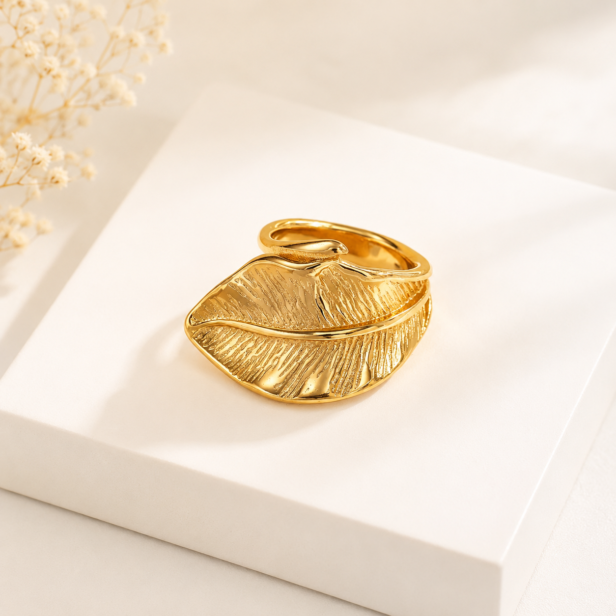 Bague Feuille d'Or