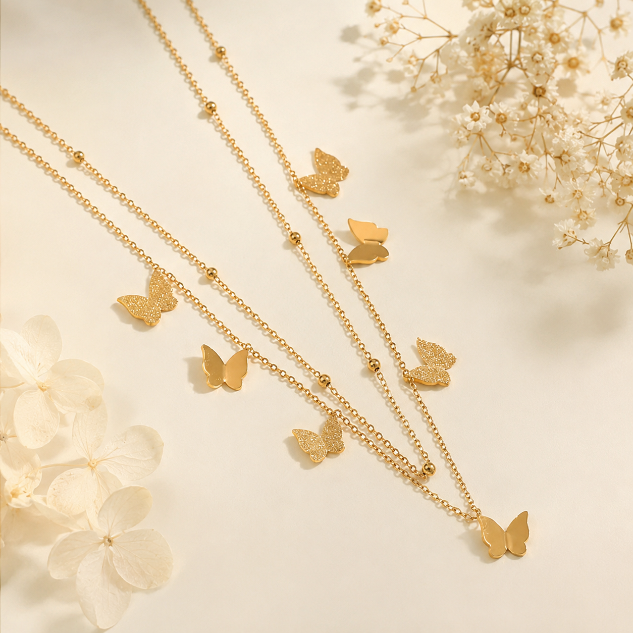 Collier Papillon d'Or