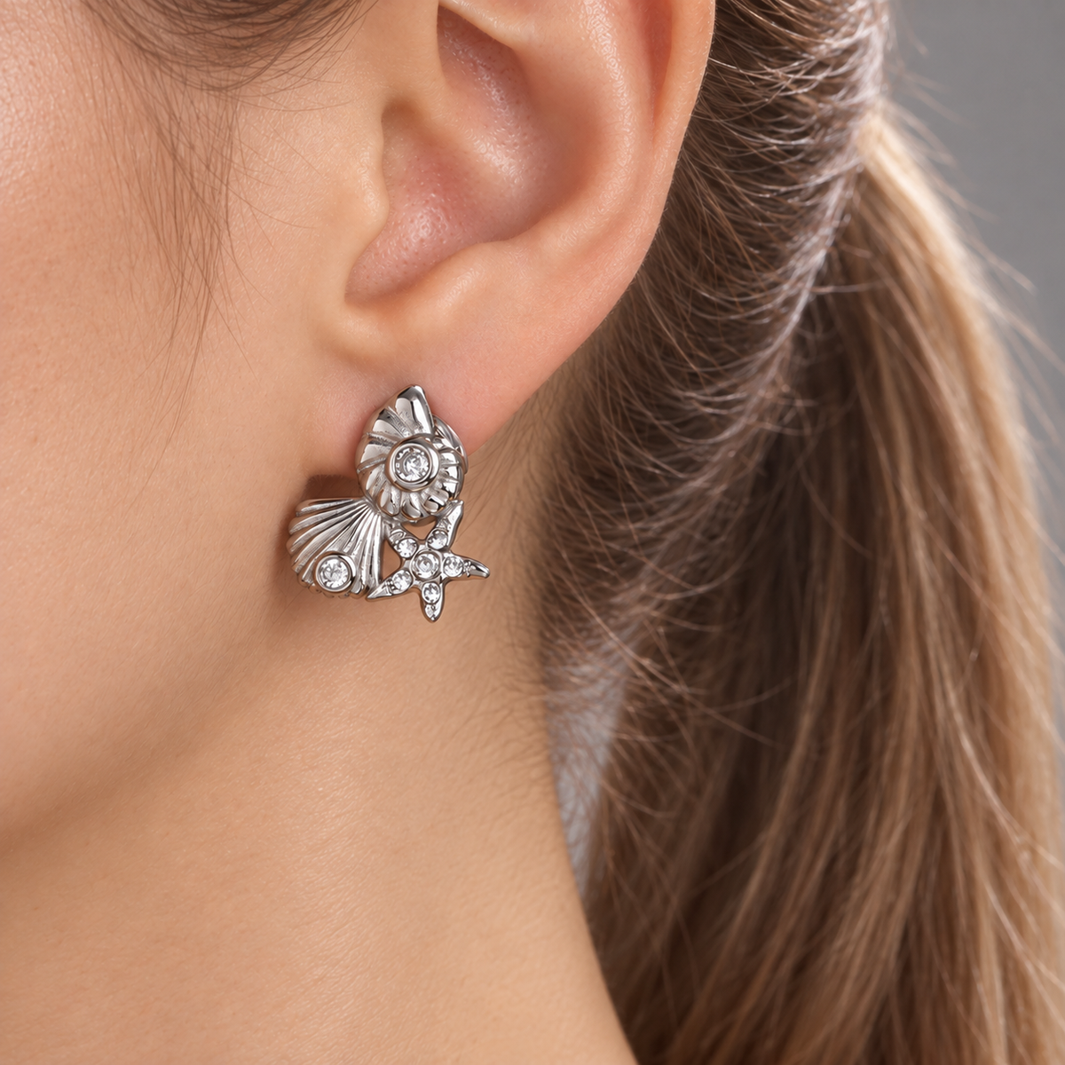 Trésor - Stainless Steel Earrings