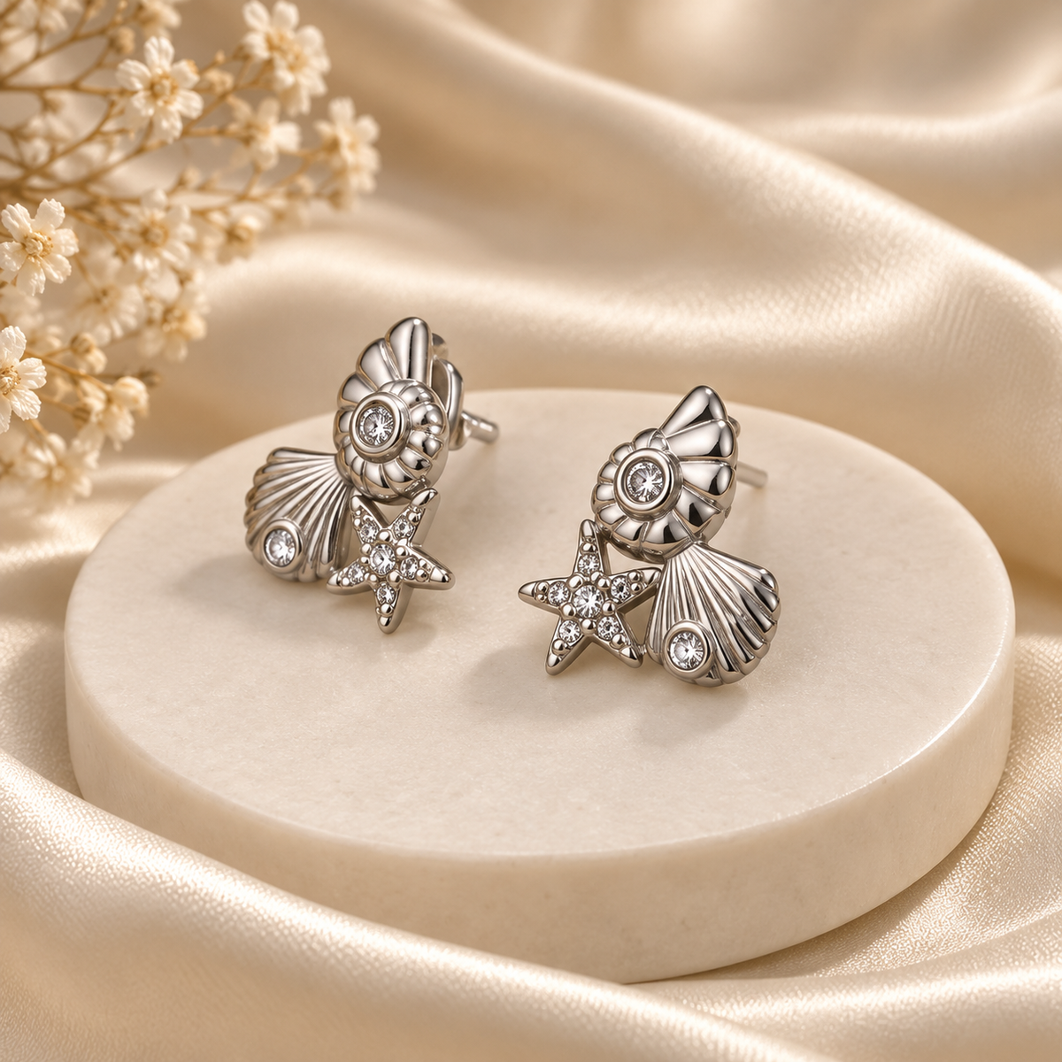 Trésor - Stainless Steel Earrings