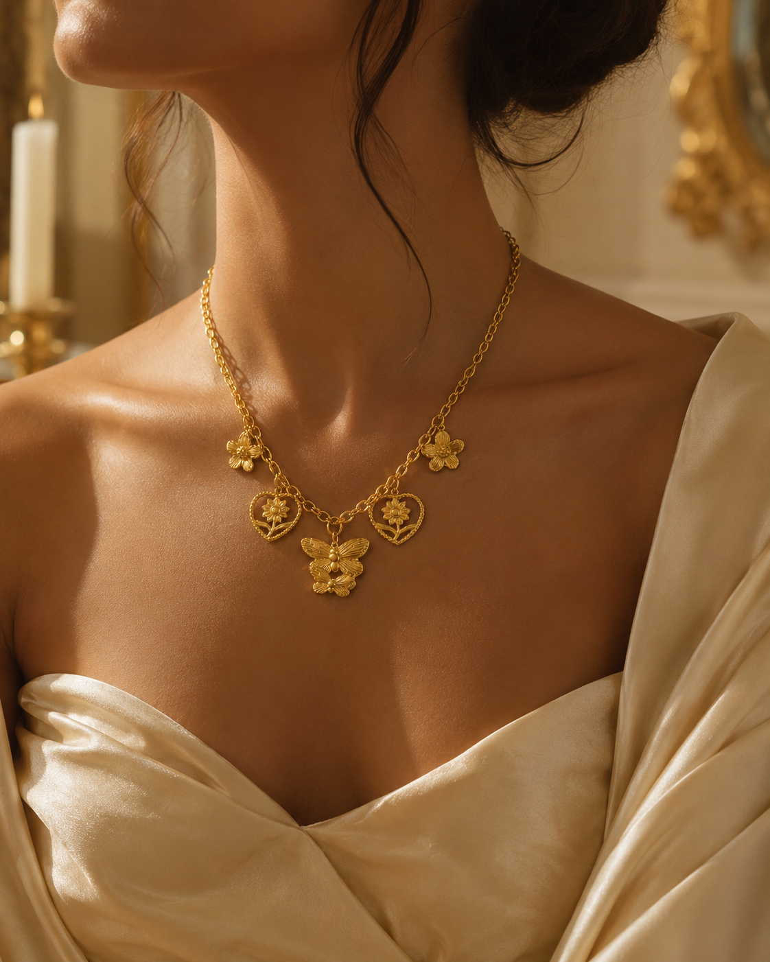 Collier Jardin Doré