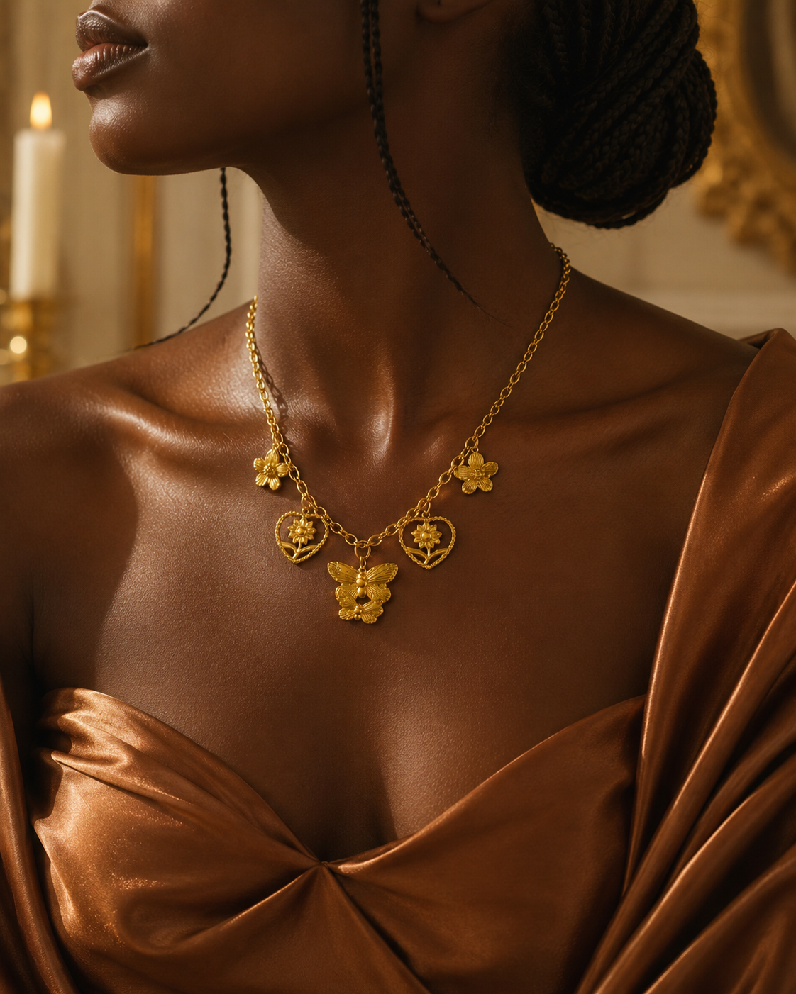 Collier Jardin Doré